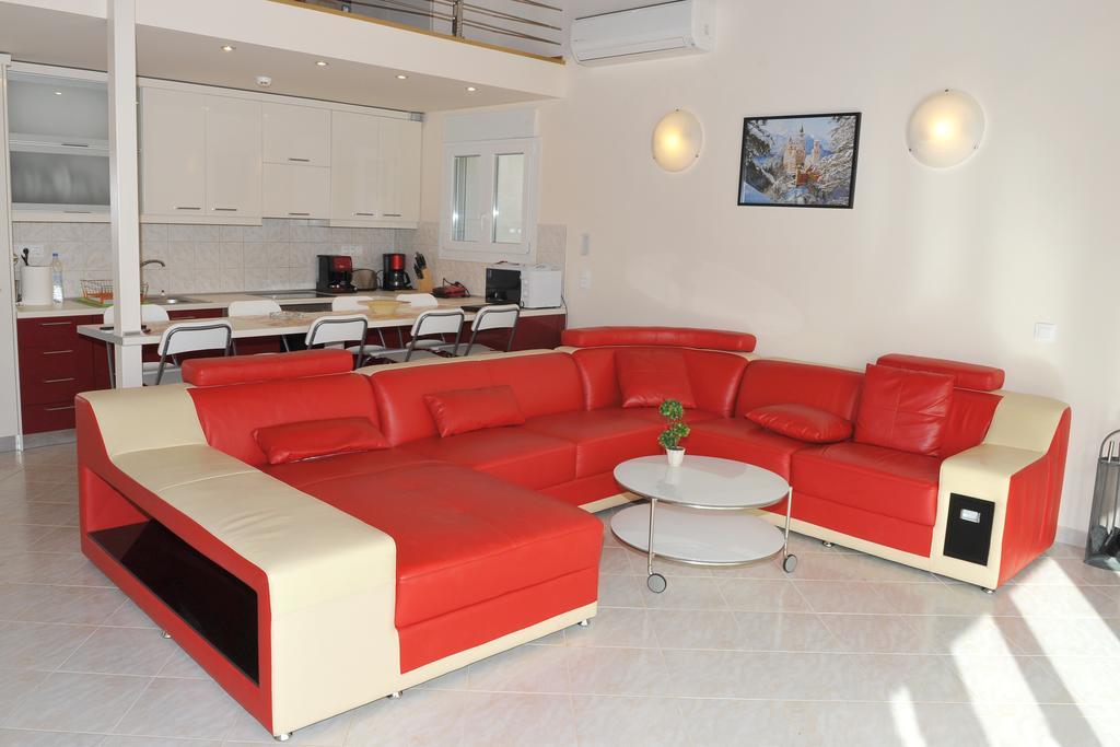 גאוביה Villa Poulades חדר תמונה